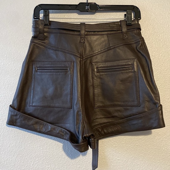 Savon Leather Shorts in Brown
L'ACADEMIE - Picture 5 of 8